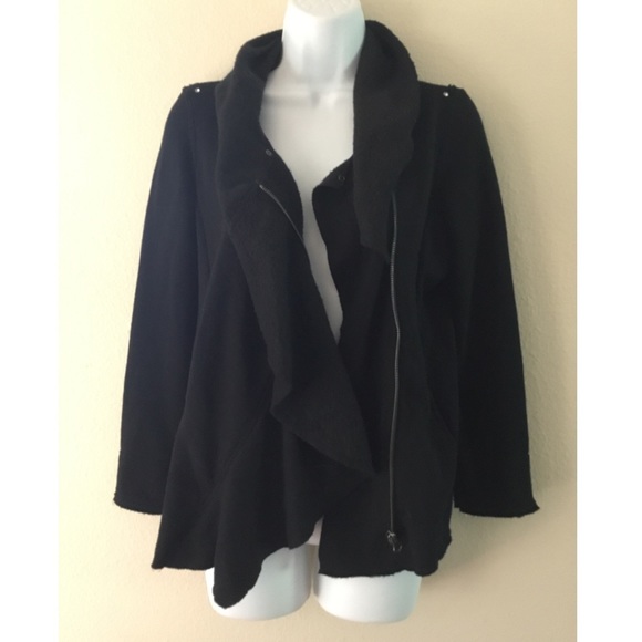 Sugarfly Girls Black Fleece Jacket - Picture 4 of 4